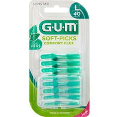 Hammaslangat ja Hammastikut Sunstar GUM Soft-Picks Comfort Flex Mint Large 40-pack