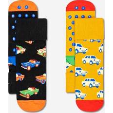 Happy Socks Kid's Car Anti-Slip Sock 2-pack - Multicolored