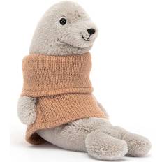 Mjukisdjur säl leksaker Jellycat Cozy Crew Seal 14cm