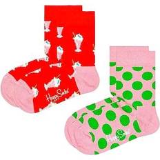 9-12M - Jungen Socken Happy Socks Kid's Milkshake Sock 2-pack - Multicoloured