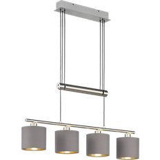 Blanco - Iluminación Interior Lámparas Colgantes Trio Lighting Garda Lámpara Colgante 77cm