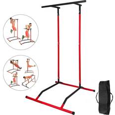 Exercise Racks VEVOR Portable Outdoor Pull Up Bar & Dip Station with Bag