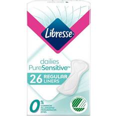 Svanemærket Trusseindlæg Libresse Dailies Pure Sensitive Liners Regular 26-pak