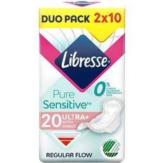 Svanemærket Bind Libresse Pure Sensitive Ultra+ Duo 20-pak