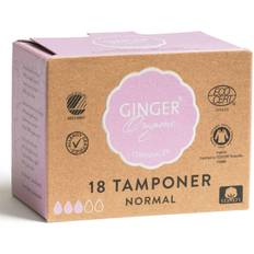 Ginger Organic Intimhygiejne & Menstruationsbeskyttelse Ginger Organic Tampon Normal 18-pak