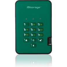 iStorage IS-DA2-256-SSD-2000-GN, diskAshur2 Portable Drive SSD, 2TB IS-DA2-256-SSD-2000-GN