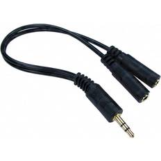 Spire 0.2m Black 3.5mm Jack 2 Cable 2TT-201