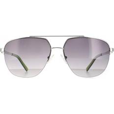 Guess Sunglasses GF5065 10B Shiny Light Nickeltin Smoke
