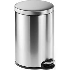 Cleaning Equipment & Cleaning Agents Durable Round Stainless Steel Pedal Bin 20L