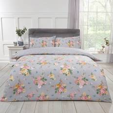 Yellow Fabrics Dreamscene Blushing Rose Reversible Duvet Cover