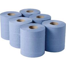 Rengøringsudstyr & -Midler Jantex Jantex Centrefeed Blue Rolls 2-Ply 120m