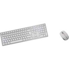 Cherry Draadloos - Wit Toetsenborden Cherry DW 9100 Slim Keyboard and Mouse Set