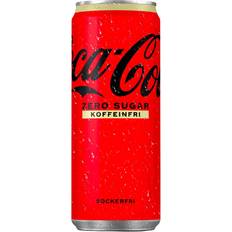 Zuckerfrei Softdrinks Coca-Cola Zero Caffeine-Free 33cl 1Pack