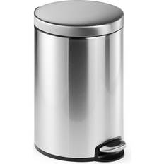 Durable Stainless Steel Pedal Bin Round