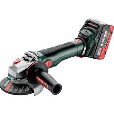 Batteridriven vinkelslip Metabo Vinkelslip WB 18 LT BL 11-125 Quick inklusive