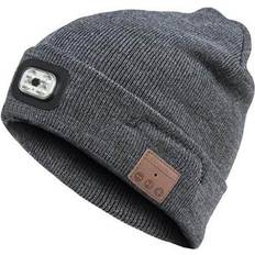 Bluetooth beanie Blue Electric LED Beanie with