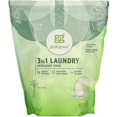 Green 3-in-1 Laundry Detergent Pods Vetiver 60