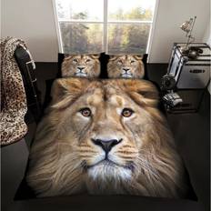 Lion 3D Print Duvet Cover Bedding Set