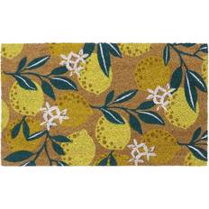 High Pile Entrance Mats JVL Lemons Natural 45x75cm