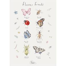 Cam Cam Copenhagen Copenhagen - FSC Mix Plakat Flower Friends