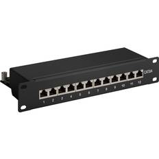 Goobay CAT 6a Patch Panel 10 Inch