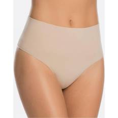 Spanx Bekleidung Spanx Formgebender Tanga Mit Hoher Taille - Beigefarben