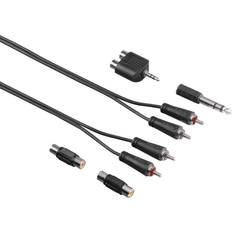 RCA-kabler Hama Kabel Audio Anslutningsset RCA 2.5m