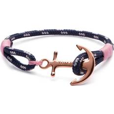 Mens Rose Plated Rope Bracelet