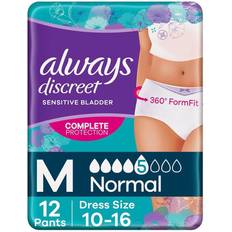 Always Discreet Incontinence Pads Plus Ultimate Night X12 10-pack