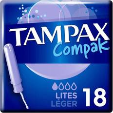 Menstrual Protection Tampax Compak Lites 18-pack