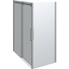 Skydedøre Brusehjørner Scanbad Maxi Deluxe XXL (DL1601-0900) 1600x900x2000mm