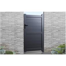 Garden & Outdoor Environment Pedestrian Gate 1000x2000mm Grey Horizontal