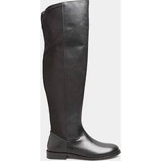 LTS knee high 50/50 faux leather croc boots