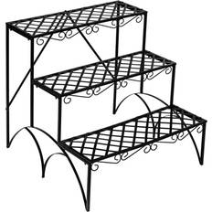 Planteopsatser tectake Plant Stand with 3 Levels Planteopsats