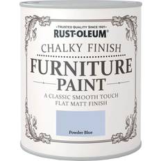 Blue Paint Rust-Oleum Powder Blue Chalky Paint Blue 0.75L