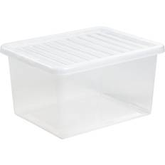 Clear storage boxes with lids Wham Crystal Clear Storage Box 37L