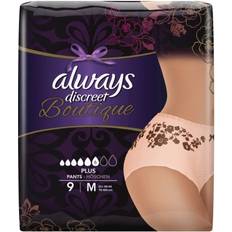 Always Discreet Boutique Underwear Incontinence Pants Plus M Peach Beige 10-pack