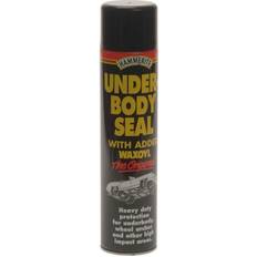 Hammerite Nero Pitture Hammerite Underbody Seal with Added Waxoyl Aerosol Nero 0.4L