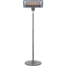 Grey Patio Heater La Hacienda Grey Standing Heater Quartz