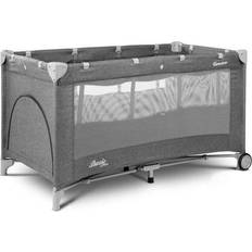 Travel baby cot Caretero Travel cot BASIC PLUS playpen bag graphite