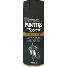 Rust-Oleum Painters Touch Multi-Purpose Metal Paint Black 0.4L