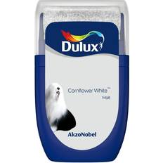 Dulux Tester Pot Cornflower Matt Emulsion Paint Wall Paint White