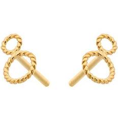 Pernille Corydon Twisted Earstick - Gold