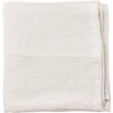Raw Linen Napkin Off Stoffserviette Weiß, Blau