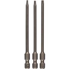 T8 bits Bosch 3-delars skruvbitssats, extrahårda T8 T10 T15 89 mm