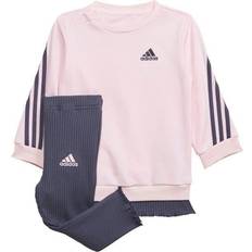 Adidas Kid's Future Icons 3 Stripes Set - Clear Pink/Shadow Navy