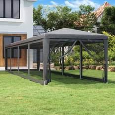 vidaXL Party Tent with 10 Mesh Sidewalls