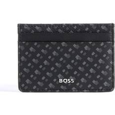 HUGO BOSS card holder Italian monogrammed fabric