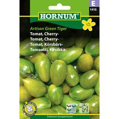 Krukker, Planter & Dyrkning Hornum Tomat, Cherry-, Artisan Green Tiger E 1410 Grøntsagsfrø