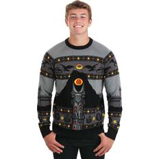 5 Giochi da Tavolo Adult Mordor Lord of the Rings Ugly Sweater Black/Gray/Yellow 3X